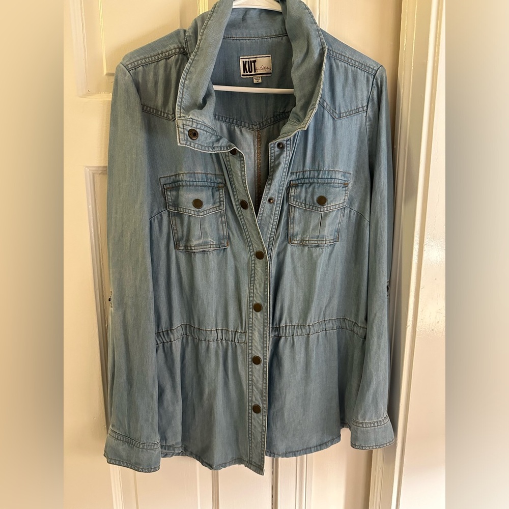 KUT From the Kloth Women’s Denim Long Jacket